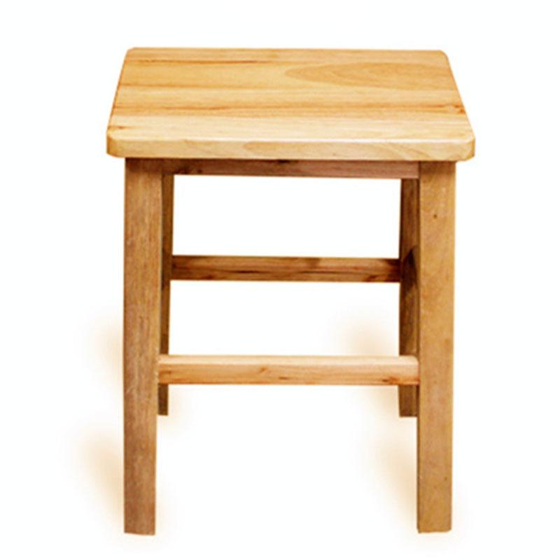 加固橡木凳子木凳方凳木板凳家用学生收纳凳大方凳简约实用居家凳子
