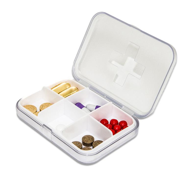 小药盒便携一周分装药盒随身收纳分药盒迷你储存盒药丸收纳盒
