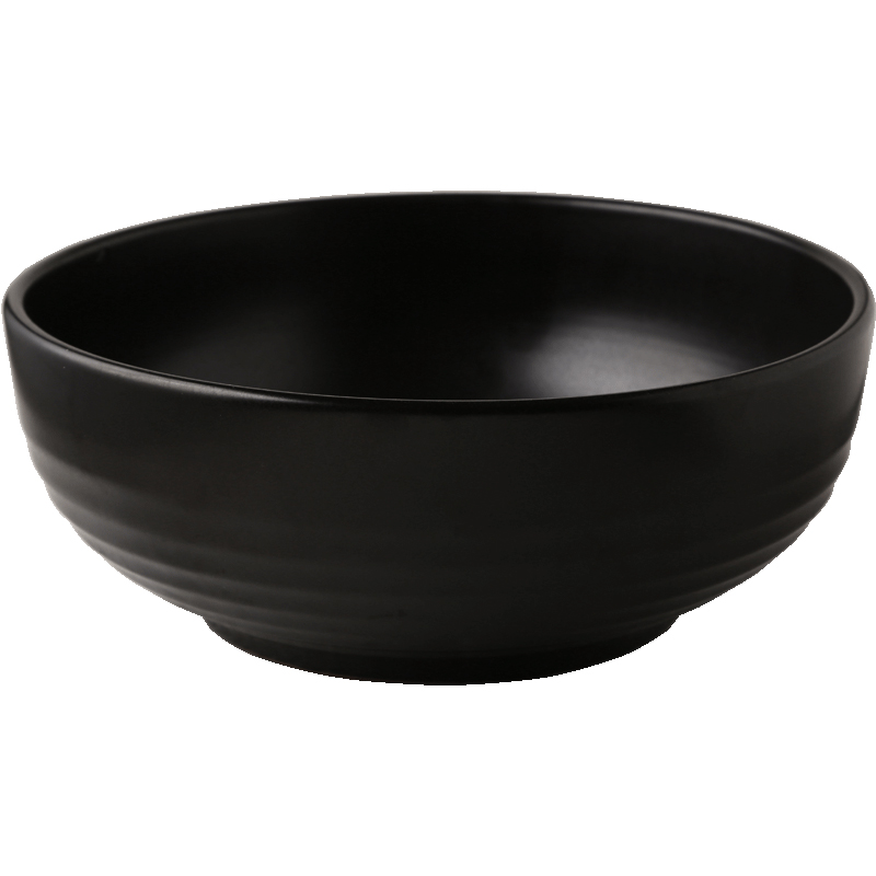 陶瓷碗 Kotop日式餐具大碗 8英寸家用汤碗面碗简约创意黑餐厅深碗