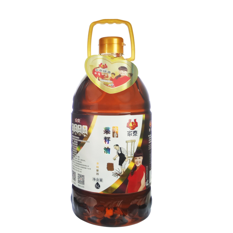 [满78减20]家泰 浓香菜籽油5L 食用油