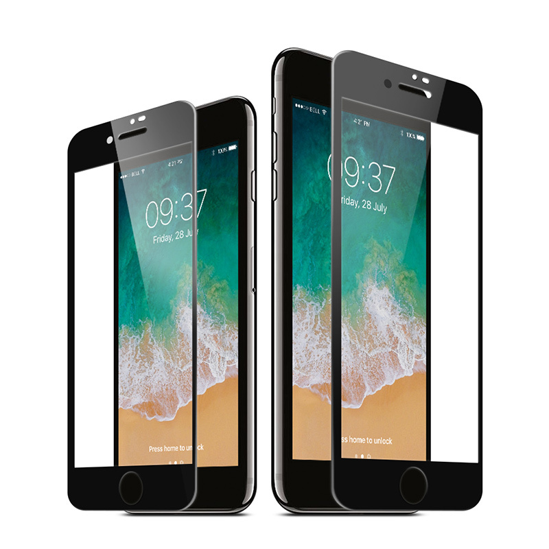VIPin 苹果iphone8/8plus/X/7/7plus/6/6splus二次强化手机钢化膜(拍单注明型号和颜色)