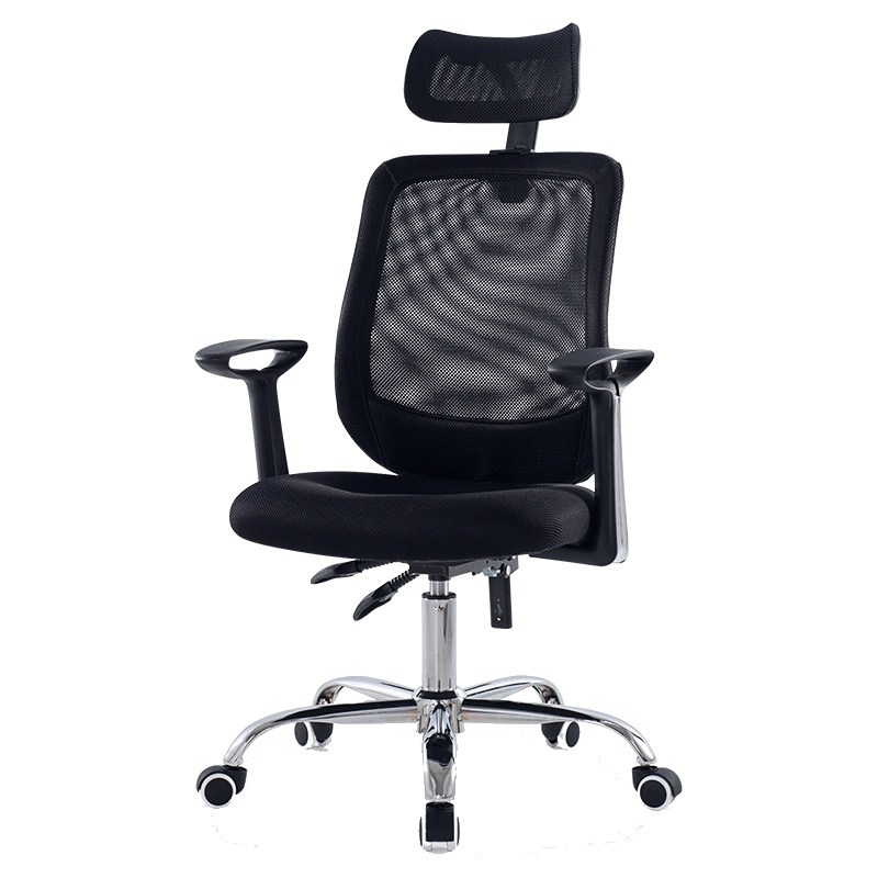 恒林电脑椅家用办公椅人体工学老板椅简约现代旋转可升降网布休闲座椅子1255