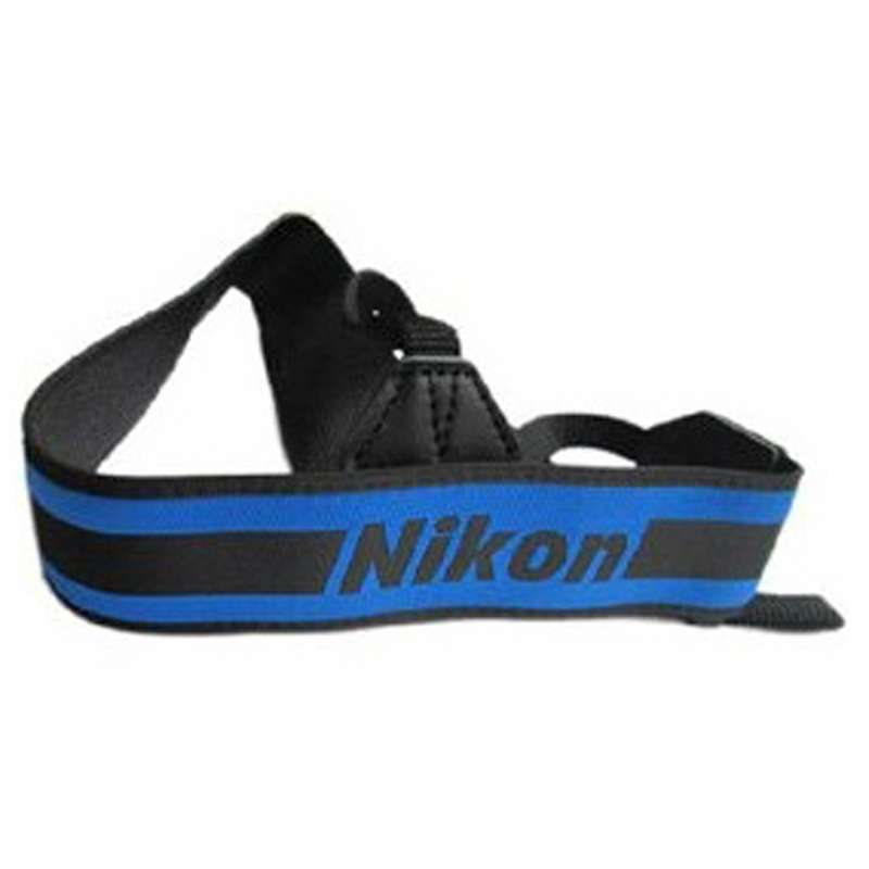 Nikon/尼康 NOGS-004 (蓝色)单反相机防滑宽背带/肩带 经典宽肩带