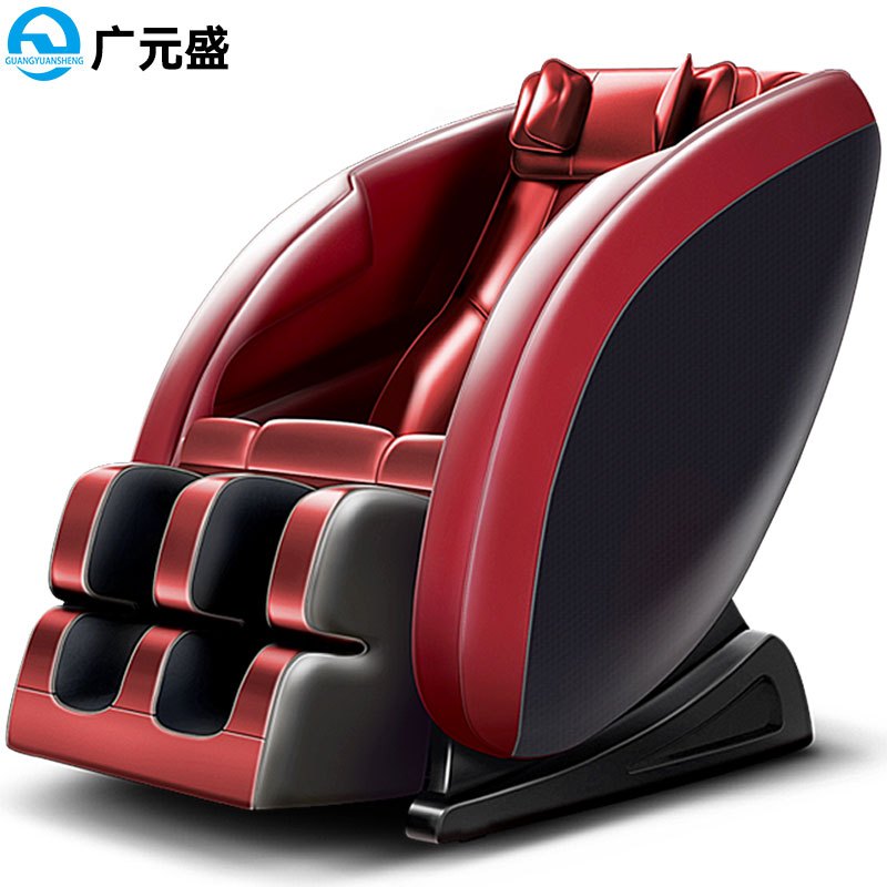 按摩椅多功能老人家用全身电动按摩器支持脚底按摩双螺旋震动揉捏皮质沙发椅T1-3预售