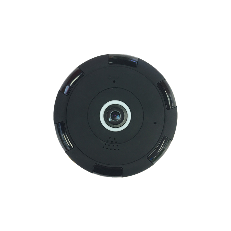 创意 大黑全景 360度 手机远程家用无线网络监控摄像头 智能wifi监控摄像机 家庭看护 店铺管理 智能办公 宠物照顾