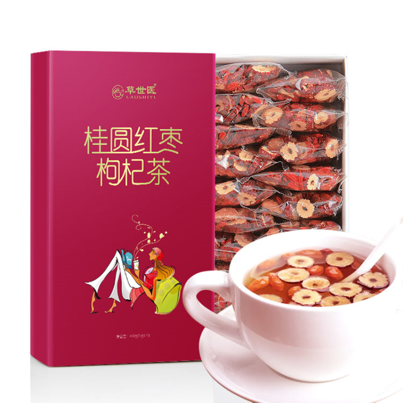 红枣枸杞桂圆茶养生茶组合花茶20包300g