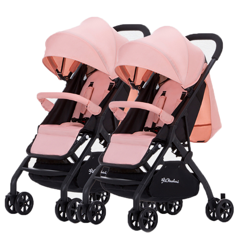 双胞胎婴儿推车可拆分可坐可躺换向轻便折叠二胎宝宝车双人婴儿车