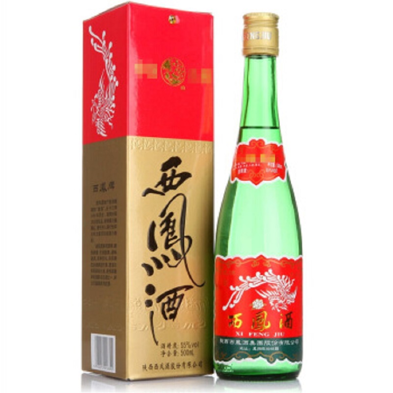 西凤酒 绿瓶盒装 凤香型白酒 55度500ml*12盒