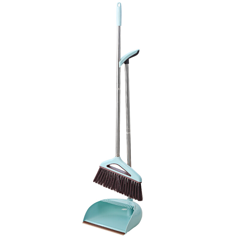 家用扫把簸箕套装组合创意地板笤帚扫帚卫生清洁工具扫地米色7935
