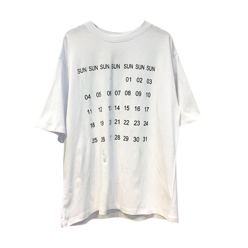韩国新款2018个性女装简约字母印花圆领短袖T恤女白色均码