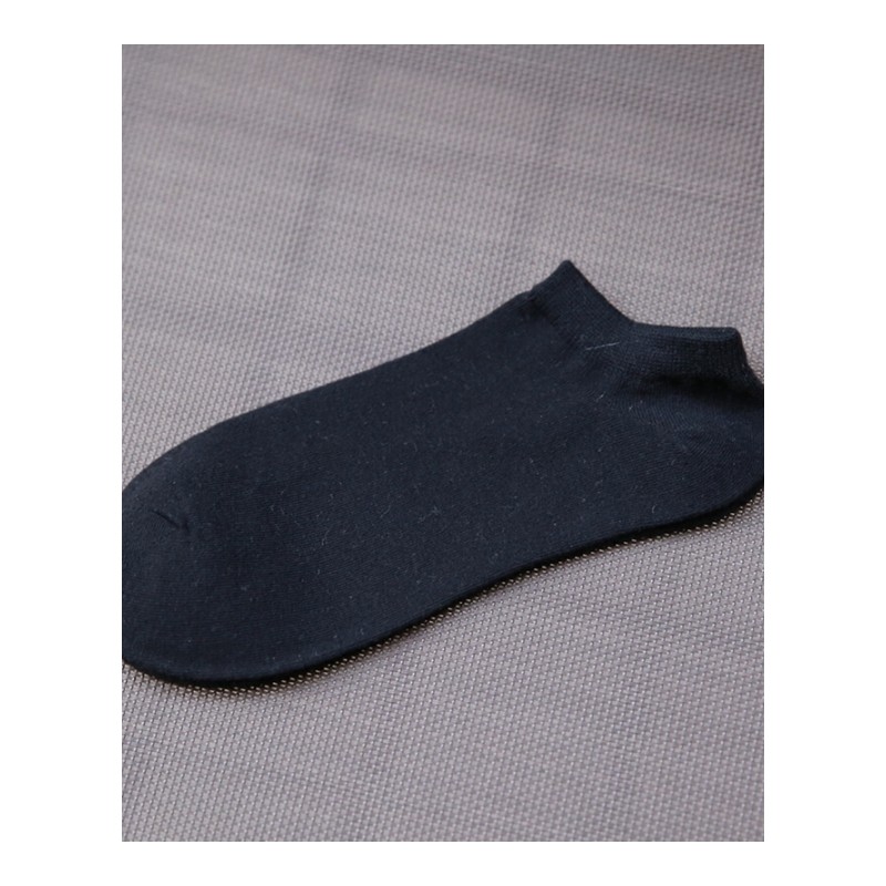 袜子夏季男士短筒黑白灰纯色棉袜运动休闲一次性船袜厂家批發30双