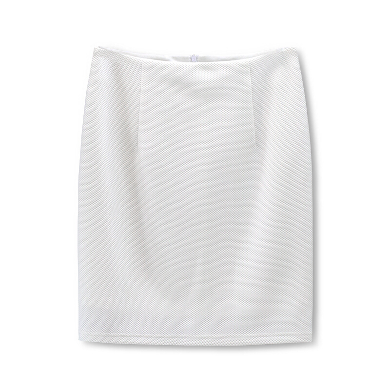 白色包臀裙子2018新款女职业半身裙夏季一步裙短裙工装裙显瘦性感