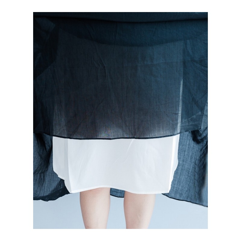 大码显瘦连衣裙女胖mm2018新款夏文艺减龄中长款背心裙遮肚子显瘦黑色