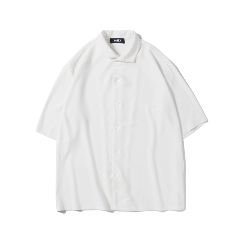 夏季小领薄款青年短袖衬衫男韩版修身衬衣休闲学生白衬衫5分寸衫