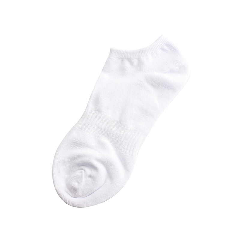 黑色袜子男士短袜棉低帮薄款短筒棉男袜子商务船袜白色袜白色6双装均码