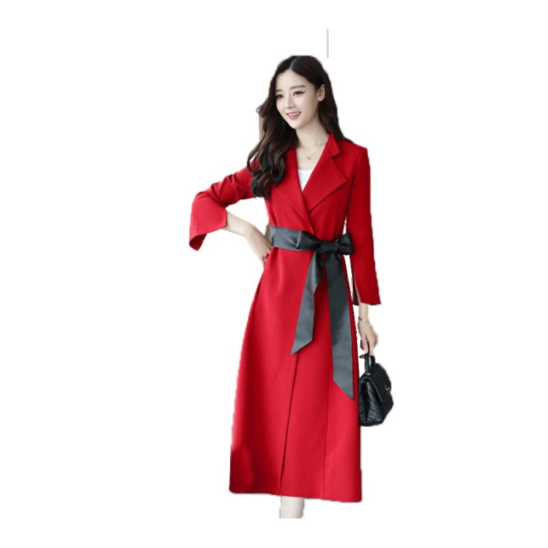 女装2018新款中长款韩版春季秋装大码洋气加大码高端外套风衣