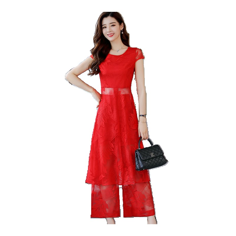 女装2018新款潮网红套装春装时尚白领气质名媛同款夏时髦两件套