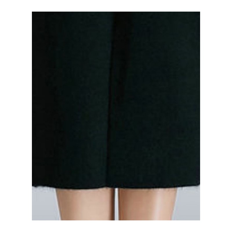 2016秋冬季新款女士羊绒衫纯色V领中长款修身背心羊绒衫针织