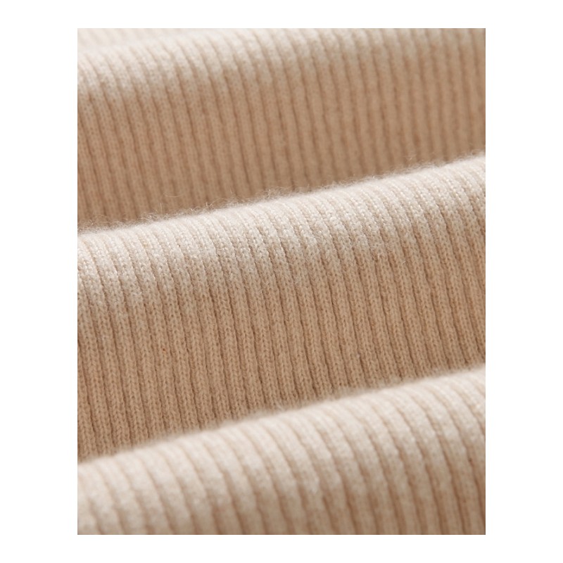 秋冬韩版中长款高领抽条打底毛衣女套头针织羊毛羊绒衫修身包