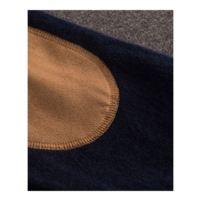 2016秋冬季新款男士羊绒衫纯色V领套头护肩加厚羊绒衫针织衫