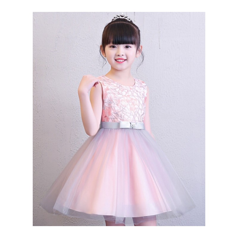 公主裙女童洋气夏装2018新款韩版儿童裙子童装女连衣裙蓬蓬纱礼服