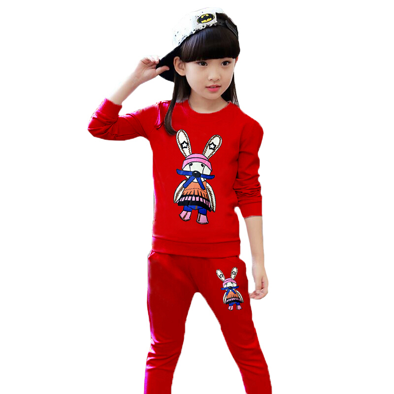 童装女童秋装套装2018新款韩版宝宝儿童运动两件套春秋小女孩衣服
