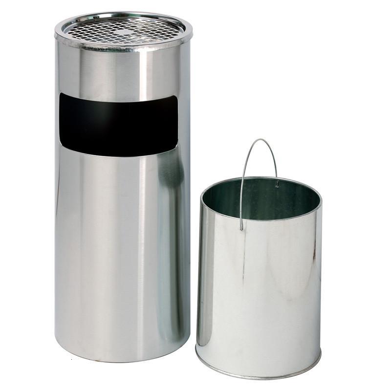 KTV立式不锈钢烟灰缸垃圾桶酒店大堂宾馆家用方形办公室箱筒