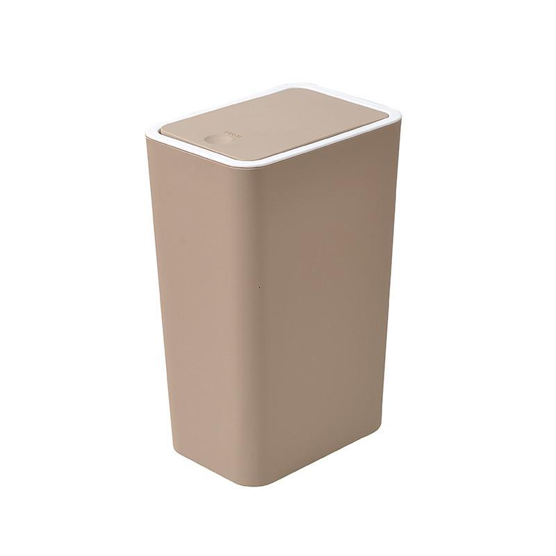 欧式创意卫生间垃圾桶家用厨房客厅塑料有盖长方形垃圾箱筒
