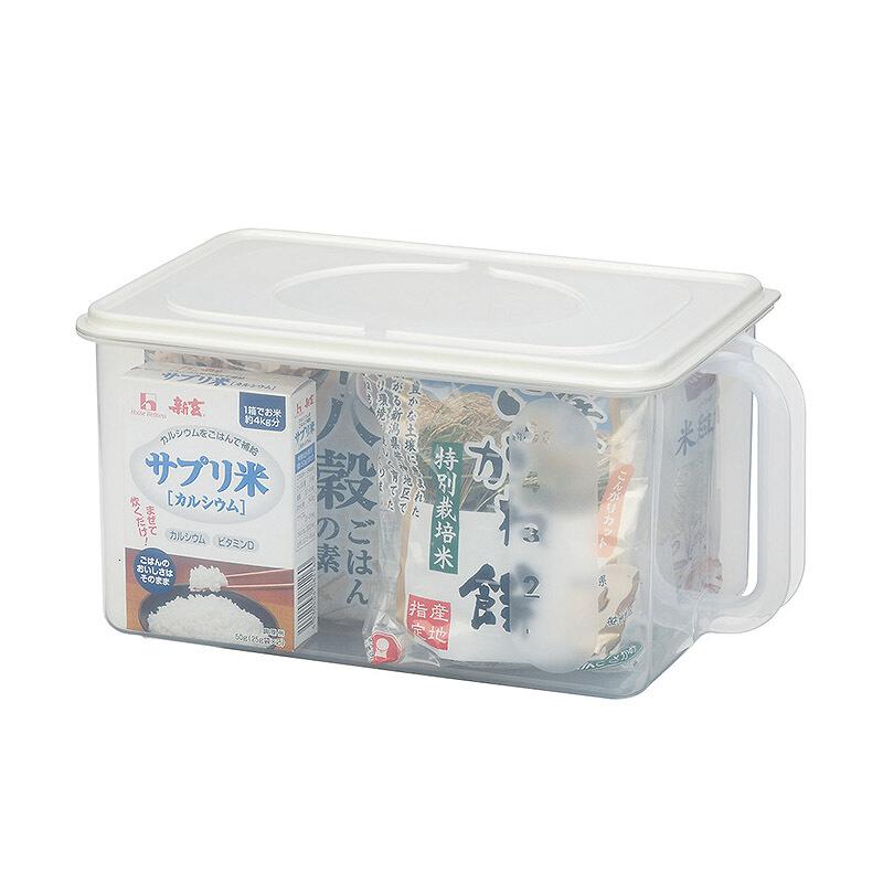 benys日本夜澜水果保鲜盒食品收纳盒收纳箱杂粮米桶面粉缸咖啡色小号6.3L