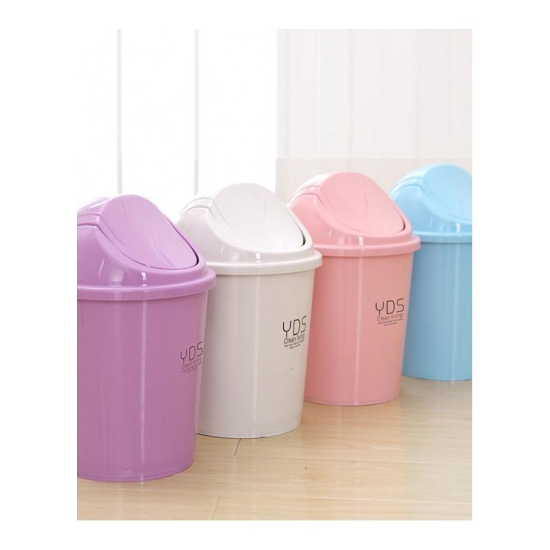 居家厨房客厅垃圾分类垃圾筒摇盖式垃圾桶欧式时尚家用厨房卫生间垃圾桶