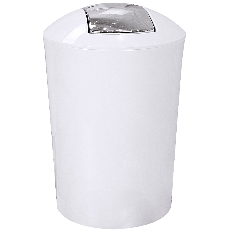 欧式创意厕所卫生间垃圾桶 客厅家用有盖带摇盖式垃圾纸篓大小号