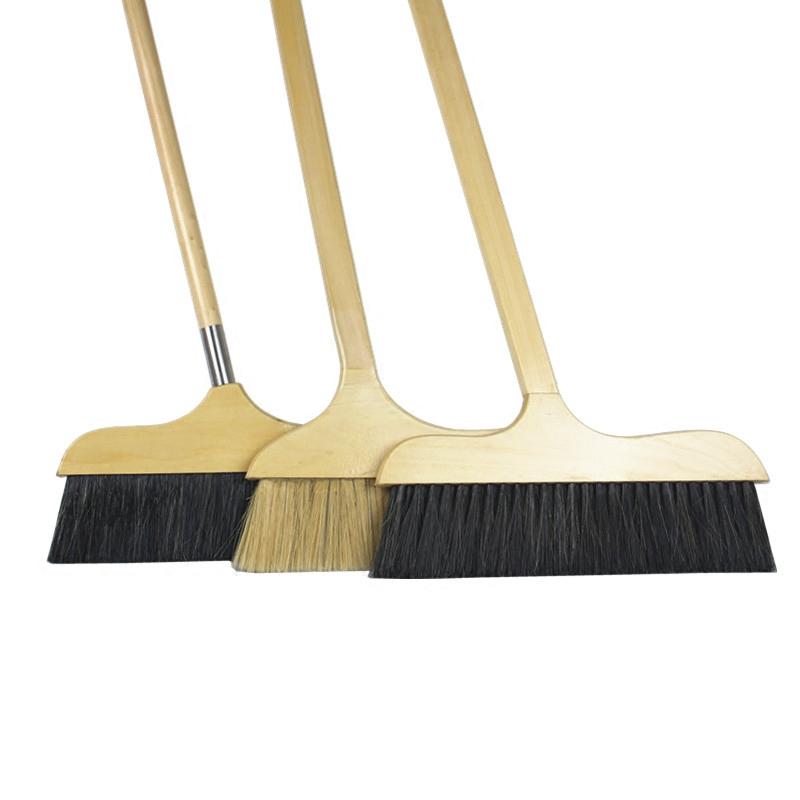 马鬃毛扫把家用软毛扫帚木地板扫把扫头大扫把扫地笤帚实木扫把