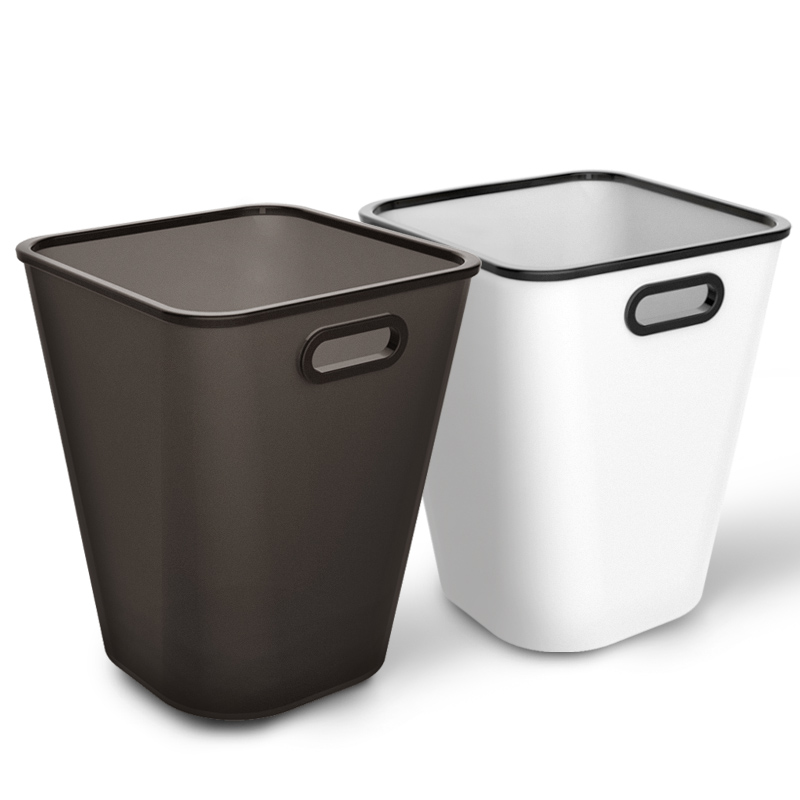 垃圾桶 创意带压圈厨房卫生间厕所大小无带盖垃圾桶家用客厅卧室