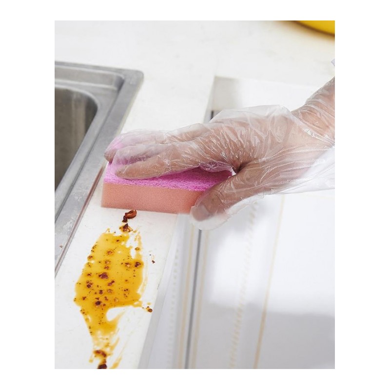 一次性手套PE加厚塑料薄膜护手餐饮家务食品透明手套