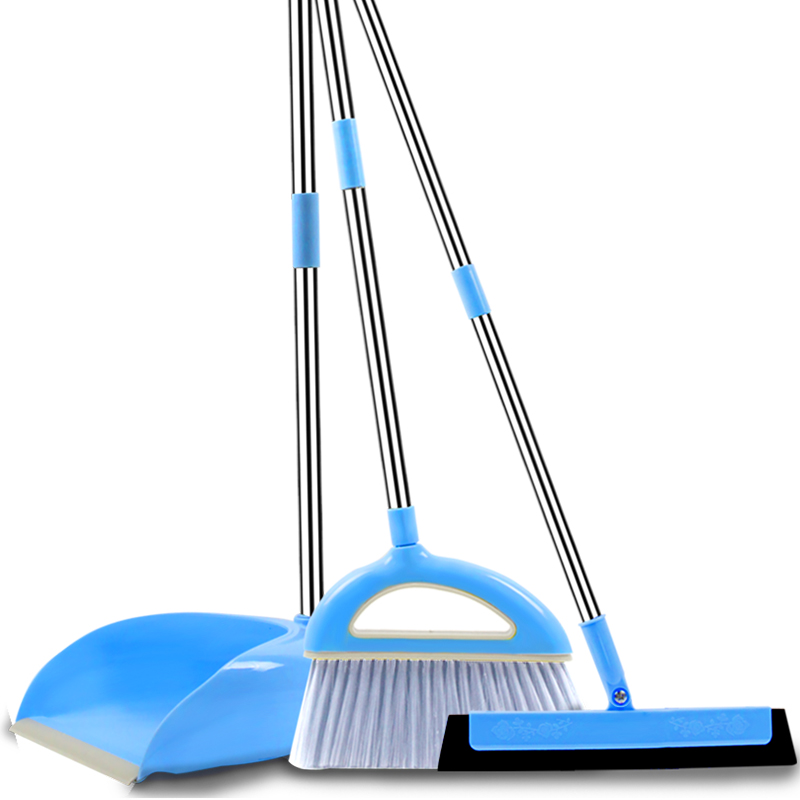 大号扫把簸箕套装软毛扫帚组合卫生间扫水地刮扫头刮水扫把