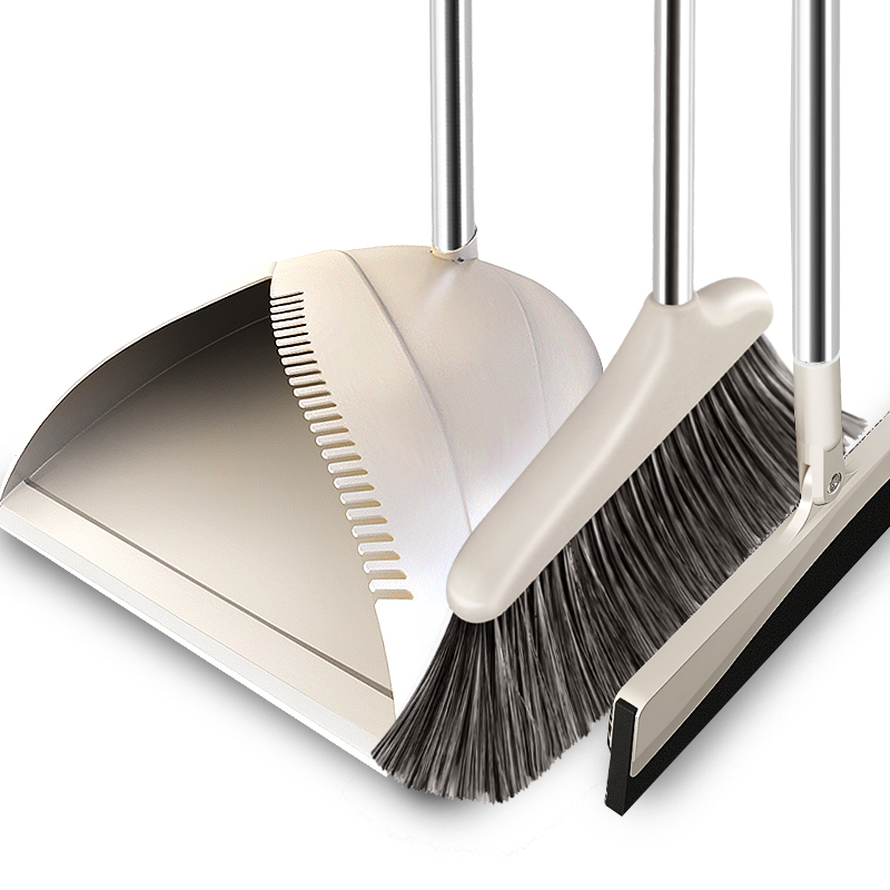 扫把簸箕套装家用扫头地板魔术笤帚组合塑料软毛刮水器魔法扫帚