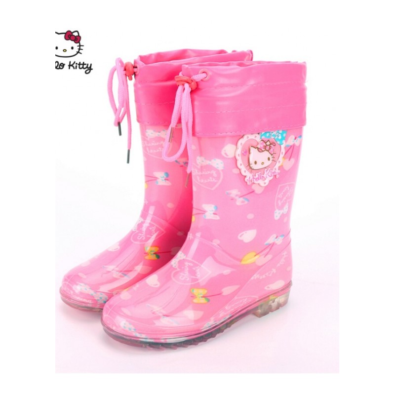 儿童凯蒂猫雨衣幼儿宝宝单人雨披小孩学生女童雨衣雨鞋雨伞套装