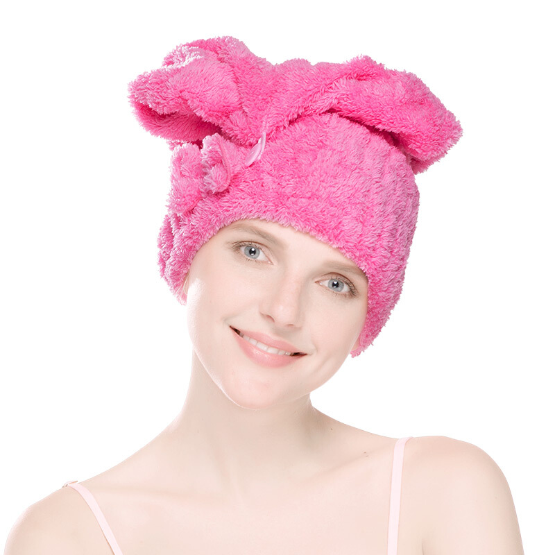 干帽创意造型加厚加大双面长绒细纤维吸水居家洗澡干帽