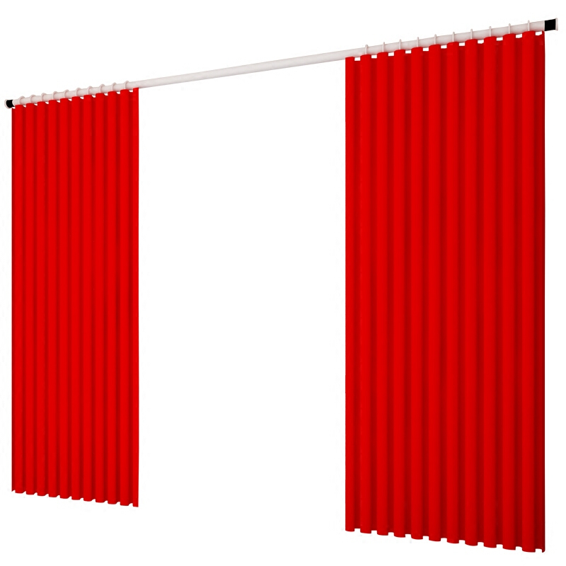 18新款窗帘杆免打孔卧室挂钩式阳台撑杆长4米浴帘杆单杆卫生间伸缩杆
