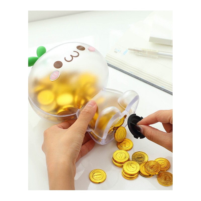 18新款创意存钱罐大号储蓄罐可爱塑料储钱罐卡通儿童女孩生日
