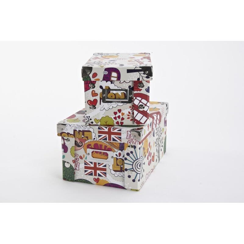 18新款大号玩具整理箱加厚纸质收纳盒卡通储物箱折叠衣物书本收纳箱有盖北欧艺术漫画