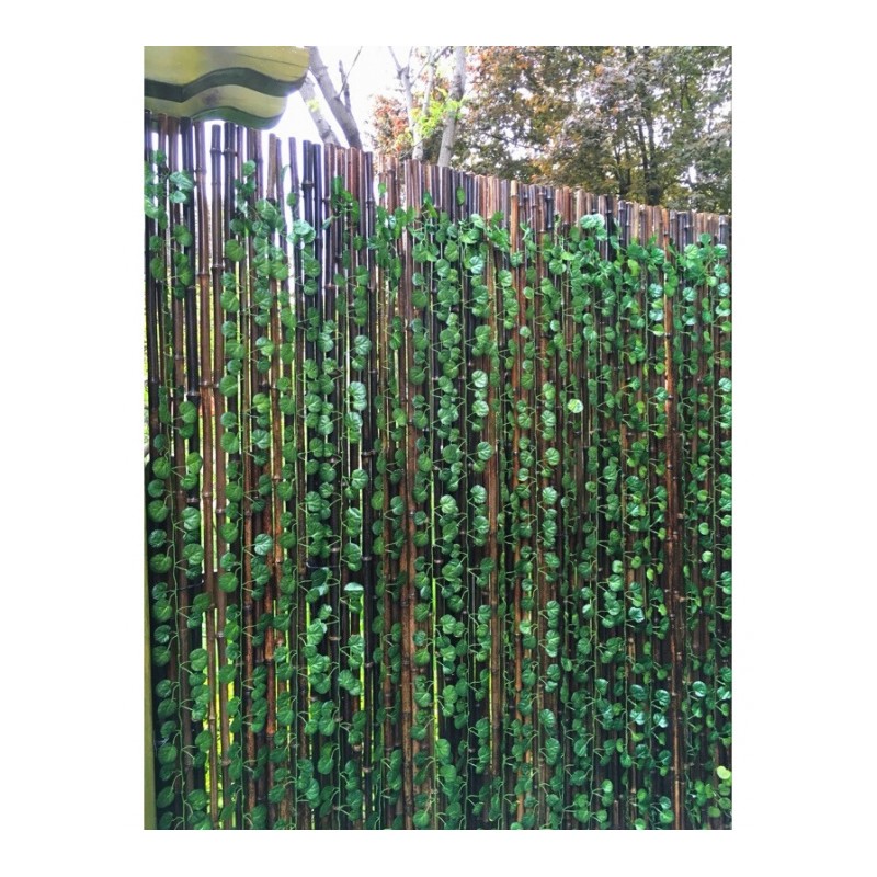 18新款假树叶绿色仿真大叶子包暖气管的装饰塑料拉花绿叶花藤蔓室内田园