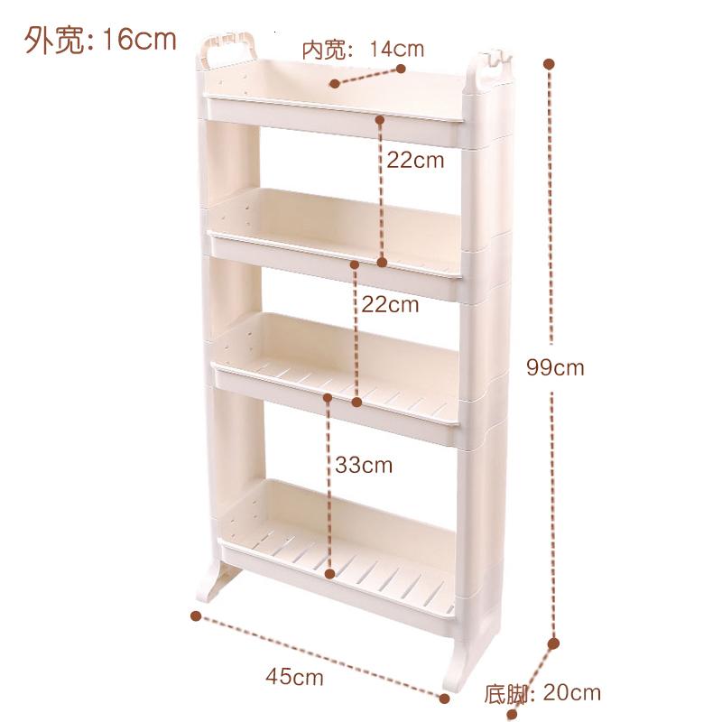 塑料厨房置物架味品架料架子双层厨房用品用具收纳整理架层架