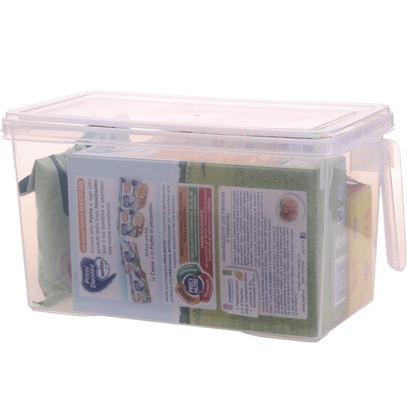 厨房冰箱收纳盒长方形手提式食品冷藏收纳盒塑料储物盒鸡蛋保鲜盒