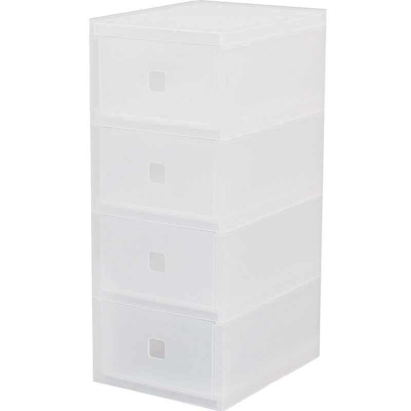 组合收纳盒整理抽屉透明盒多层学生收纳桌面办公式收纳盒