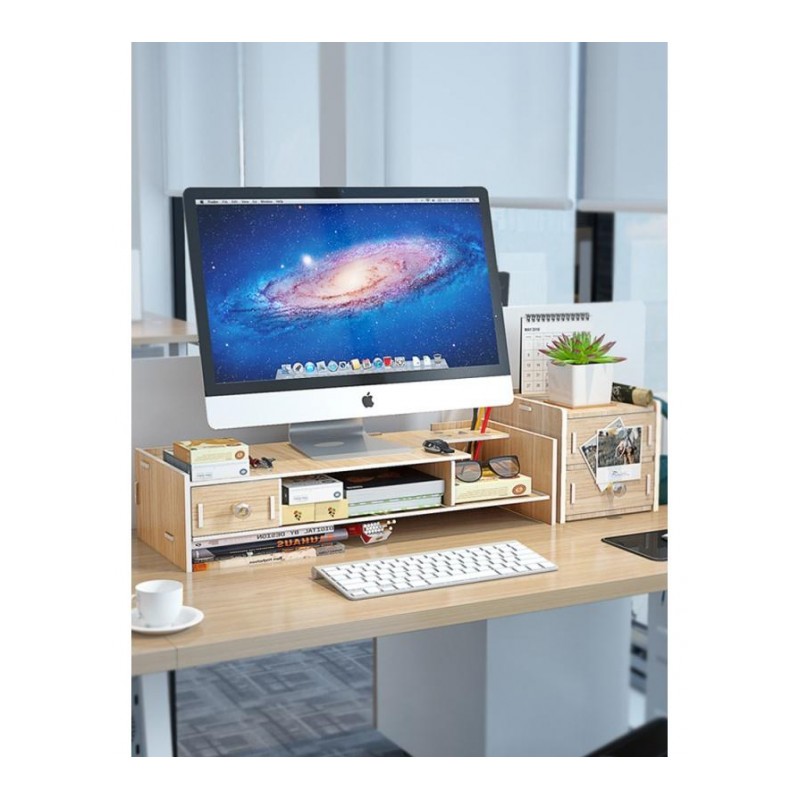 电脑架显示器增高架台式支架办公室桌面屏垫高架子底座置物架