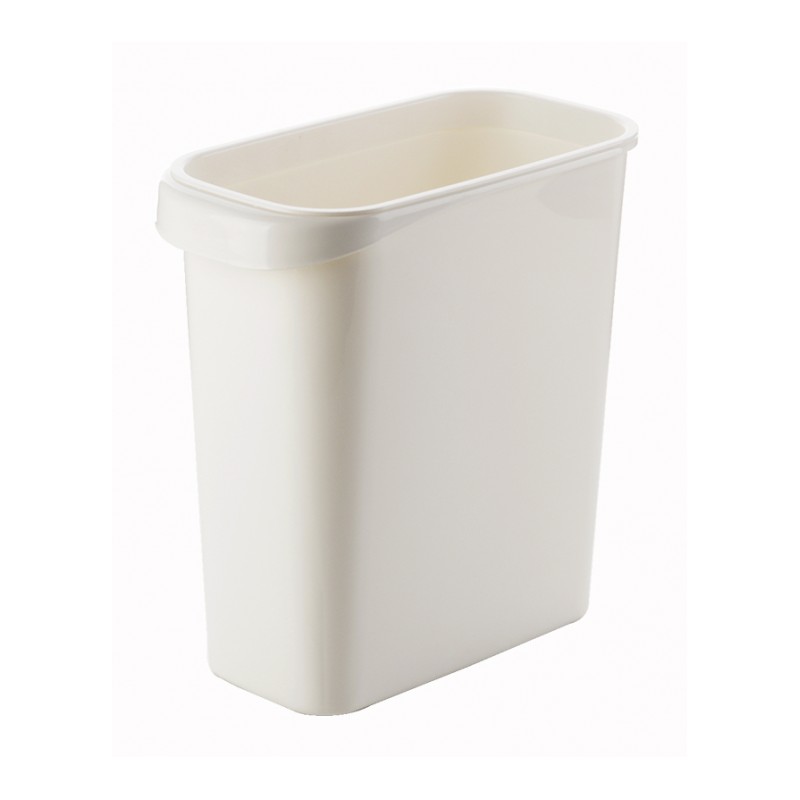 家用带压圈夹缝垃圾桶 厨房卫生间塑料缝隙纸篓长方形窄扁垃圾筒