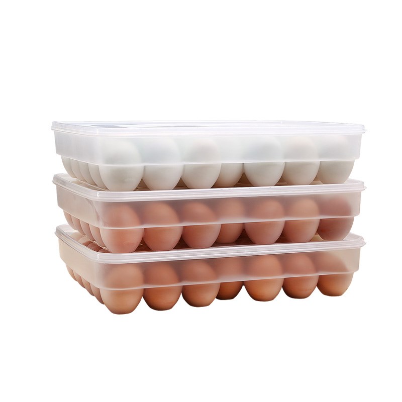 放蛋盒鸡蛋收纳盒家用装蛋盒防震便携冰箱放蛋格鸡蛋盒蛋托包装盒