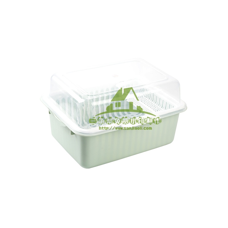 厨房碗柜塑料沥水碗架带盖碗筷餐具收纳盒放碗碟架滴水碗盘置物架
