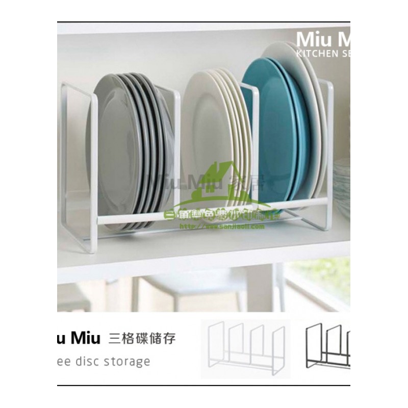 新款日本简约碗碟架厨房置物架沥水放碗放碟子架碗柜餐具餐盘收纳层架